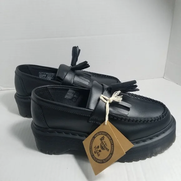NWT DR MARTENS WOMEN'S ADRIAN QUAD MONO BLACK SIZE 6 - Picture 6 of 16